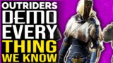 Outriders DEMO EVERYTHING we KNOW so FAR – Outriders Demo Release PC PS4 XBOX STADIA PC