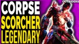 Outriders LEGENDARY ARMOR CORPSE SCORCHER PYROMANCER GEAR Outriders Legendary CORPSE SCORCHER ARMOR