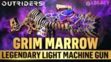 Grim Marrow – Outriders Legendary Light Machinegun | Tier 3 Singularity Mod | Gauss Boss Weapon!