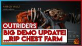 HUGE Update Coming to Outriders Demo Changes How You Farm LEGENDARIES & MORE!