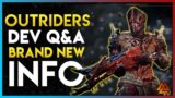 NEW Developer Interview Covers Future DLC, Endgame, Banning Cheaters & More! | Outriders