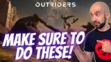 Outriders 7 BEGINNER TIPS That Help You In The FULL GAME!