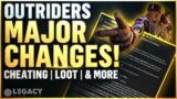 Outriders MAJOR UPDATE | Cheating, Loot Farms, Motion Blur, Matchmaking & Exploits Patched!