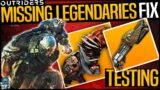 Outriders: MISSING LEGENDARIES RESTORED TEST – New Update To Restore Missing Legendary Weapons
