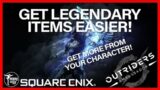 GET LEGENDARY ITEMS EASIER! OUTRIDERS!