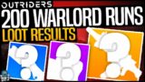 Outriders: 200x WARLORD KILLS WORLD TIER 15 – Outriders Best Farm / Outriders Legendary Farm Results