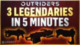 Outriders – 3 Legendaries In 5 Minutes | Insanely Easy Boss Farm