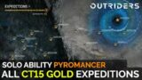 Outriders – All Expeditions Challenge Tier 15 Gold (Solo Pyromancer Ability Build)