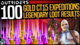 Outriders: I RAN 100 CHALLENGE TIER 15 GOLD EXPEDITIONS TO SEE HOW MANY LEGENDARIES I WOULD GET CT15