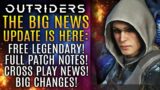 Outriders – The Big News Update IS HERE: Free Legendary Gift! Cross Play News! Patch Notes!