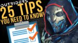 Outriders Tips & Tricks You Need to Know Before Playing / New Player Guide