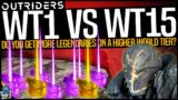Outriders: World Tier 15 Vs World Tier 1 – 200 Boss Kills – LEGENDARY, EPIC & RARE LOOT RESULTS