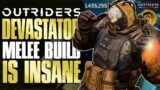 This Endgame MELEE DEVASTATOR BUILD Slaps! | 1.4 MILLION MELEE HITS | Outriders Melee Build Guide