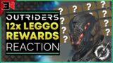 OUTRIDERS 12x LEGENDARY REWARDS REACTION LIVE – Outriders Legendary Hunt Missions Rewards