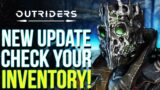OUTRIDERS | Excellent News: Check Your Inventories & Item Restoration Has Begun (Outriders Update)