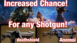 OUTRIDERS – INCREASED DEATHSHIELD/ANEMOI DROP CHANCE! (Not guaranteed) Works With Any Shotgun!