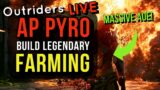 OUTRIDERS LIVE – DLC INCOMING?! ANOMALY POWER PYRO BUILD – LEGENDARY FARMING! Need the Acari Boots!