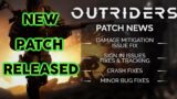 Outriders – NEW PATCH! – Damage Mitigation Fix!