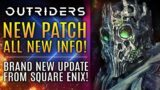 Outriders – New Progress Report from the Dev Team about The New Update!  Tiago Rotating Legendaries?