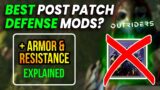Outriders Post 1.08 Defensive Mods – Armor and Resistances Explained – New Defensive Mod META