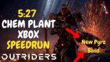 Outriders Pyromancer Speedrun | 5:27 Solo CT15 Chem Plant Console