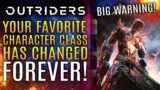 Outriders – Your Favorite Character Class Has Changed!  New Updates From Dev Team!
