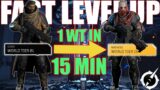 UNLIMITED XP – GET WORLD TIER 15 FAST | 1/4 XP IN 3 MINUTES | Outriders BEST SOLO XP Farming Method