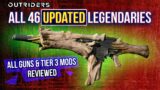 UPDATED Outriders | ALL 46 LEGENDARY WEAPONS | All Guns & MODS Reviewed  Full Legendary Weapon Guide