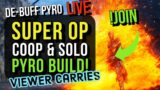 OUTRIDERS LIVE – VIEWER CARRIES !join – ANOMALY DEBUFF PYRO BUILD is INSANE! Need Lava Lich Helm!