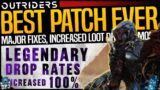 OUTRIDERS BEST PATCH EVER – MAJOR FIXES & LEGENDARY LOOT CHANGES – NEW UPDATE / PATCH