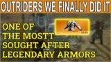OUTRIDERS: We Finally GOT It- One Of The Most Sought After Legendary Armor Pieces In The Game