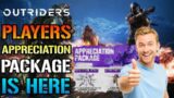 Outriders: Appreciation Package Is HERE! FREE GOD Rolled Legendary Weapon & More (Outriders News)