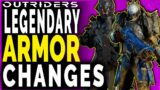 Outriders LEGENDARY GEAR CHANGES NEEDED NOW Armor changes