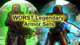 6 Worst Outriders Legendary Armor Set Builds – Legendary or Legenbarely? (Lol)
