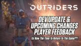 OUTRIDERS | NEWS UPDATE | BUG FIXES AND WEEKLY DEV UPDATE
