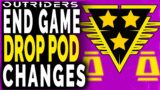 Outriders END GAME CHANGES – DROP PODS