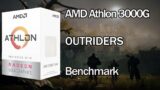 AMD Athlon 3000G Outriders Test APU (Stock vs OC) Radeon Vega 3 Benchmark Low Specs Budget Low-End
