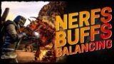 NERFS, BUFFS & BALANCING in Outriders