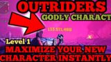 OUTRIDERS – How To Get Level 1 Modded Guns & Gear – How To Instantly Level To 30 (SKIP THE GRIND)