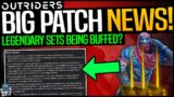 OUTRIDERS LATEST PATCH NEWS – Delayed AGAIN!! – Legendary Armor Sets Getting A Buff & More Fixes