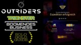 Outriders Boomendes Business Gold / Trickster Solo Guide Deutsch / Outriders Boomtown Guide