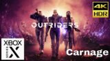Outriders – Carnage. Fast and Smooth. Xbox Series X. 4K HDR 60 FPS.