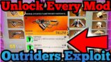 Outriders – How To Unlock EVERY Single Mod INSTANTLY For Weapons