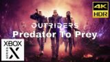 Outriders – Predator To Prey. Fast and Smooth. Xbox Series X. 4K HDR 60 FPS.