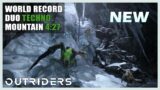 Outriders | World Record Duo | Techno | Mountain Outpost | Speedrun – 4:27 | 1440P 60FPS
