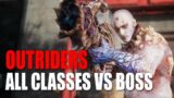 Outriders – Fighting the demo's major boss with ALL CLASSES!
