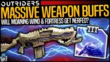 Outriders: MASSIVE WEAPON BUFFS – New Patch Delay / Moaning Winds & Fortress Nerf Incoming?