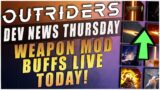 Outriders: MASSIVE Weapon Mod Buffs TODAY