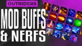 Outriders WEAPON MODS BUFFS – MOANING WINDS and FORTRESS MODS NERF INCOMING