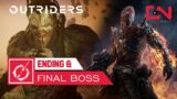 Outriders Ending & Final Boss Fight Pyromancer Gameplay